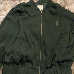 Urban outfitters cropped zip up jacket